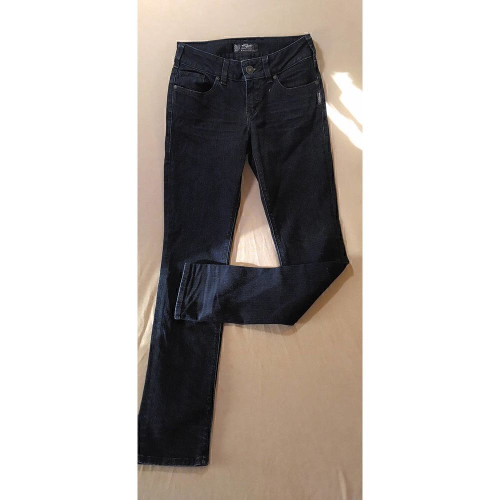SILVER JEANS SUKI MID PENCIL SKINNY DARK WASH 25x31